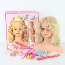 ZAPF CREATION My Model Hairdressing Makeover Head Vintage Kid's Toy Boxed - EHB