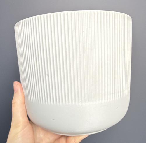 Ikea ribbed white ceramic - ribbed,
