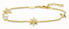 THOMAS SABO STERLING SILVER 925 STAR BRACELET #A221