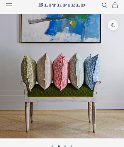 Blithfield small damask linen - small,