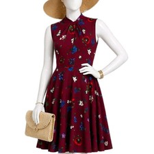 Hobbs London Red Floral Midi