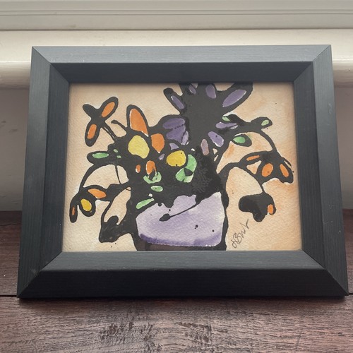 Framed painting flowers - framed, of