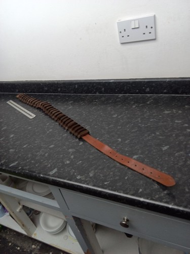 Vintage brown leather 12g - vintage,