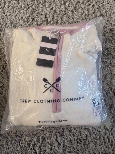 Bnwt ladies white - crew, fleece