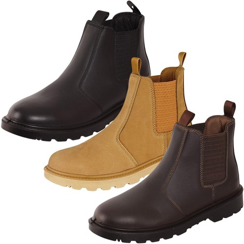 Mens safety boots chelsea - boots,