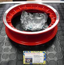 1497 - Red Alloy Rim 3-00-10 3-50-10 Vespa 50 125 PK S XL FL HP RUSH N
