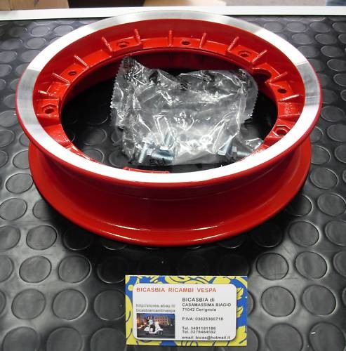 1497 alloy wheel red 10 - alloy, 3-00-10