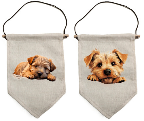 Norfolk terrier pennant - pennant, flag