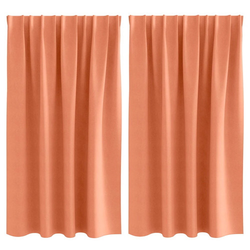 Blackout curtains with - curtains, rings
