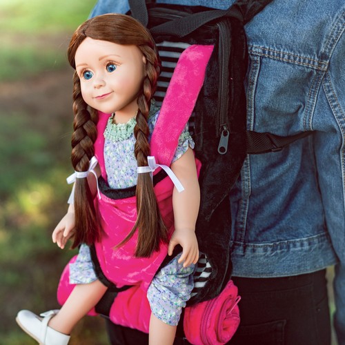 Doll carrier backpack and - doll,