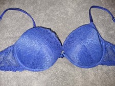 ? Gorgeous blue floral LA SENZA Padded Underwired Bra Size 36D