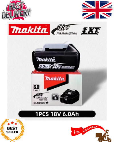 Genuine makita 18v 0ah - genuine, 6.0ah
