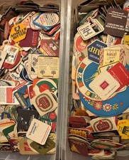 Vintage beer mats - beer, 50s