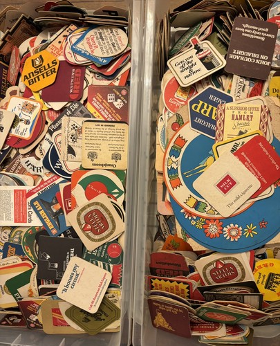 Vintage beer mats 50s - x,