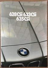 BMW Car Sales Brochure Jan 1981 #111060130 1/81 VM  628CSi 633CSi 635CSi  FRENCH
