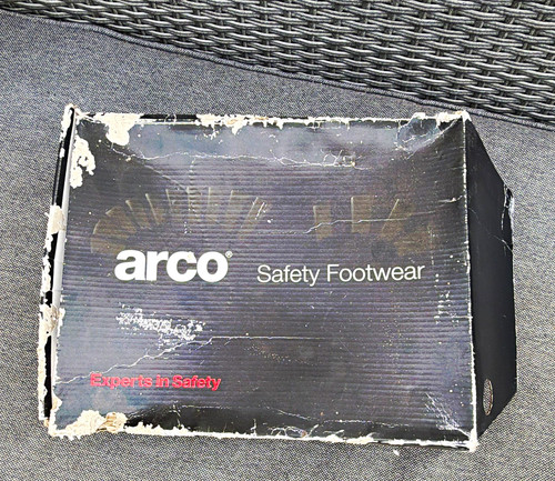 Arco black lace safety work - arco, lace-up