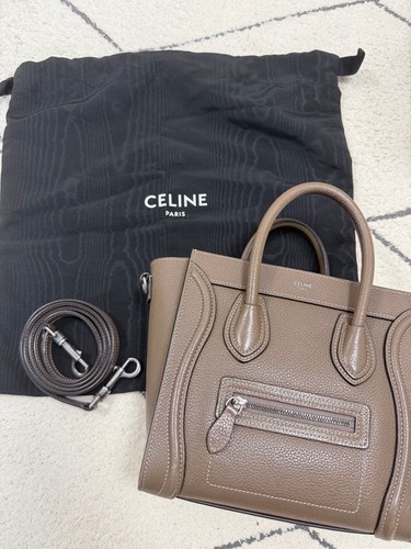 Celine luggage nano leather - celine,