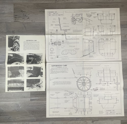 Vintage governess cart plans - cart,