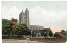 Cavendish Church, Suffolk, Postcard.