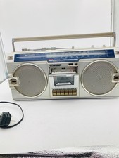 Vintage retro boombox sharp - vintage,