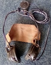 Ww2 Tank Helmet Microphone &Headphones                                      R171