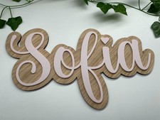 Personalised Wooden Name Sign