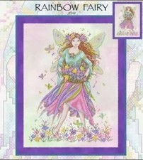 Rainbow springtime fairy - rainbow,