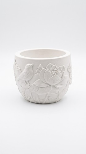 Handmade white cement - handmade,