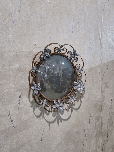 Vintage convex mirror - fish, eye