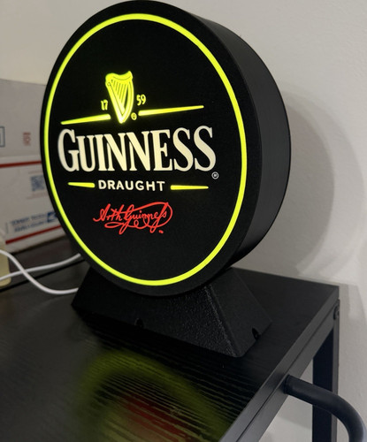 Guinness draught illuminated - guinness,