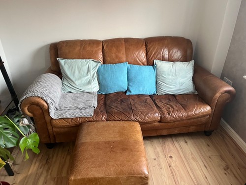 Used real italian leather - used,