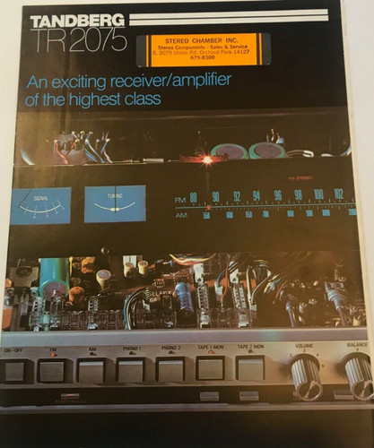 Tandberg model 2075 - tandberg, tr-2075