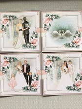 4 X Wedding Card Toppers &