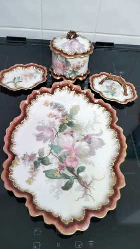 Rare limoges porcelain set - rare,