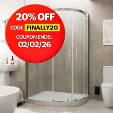 1200 x 800mm Offset Quadrant