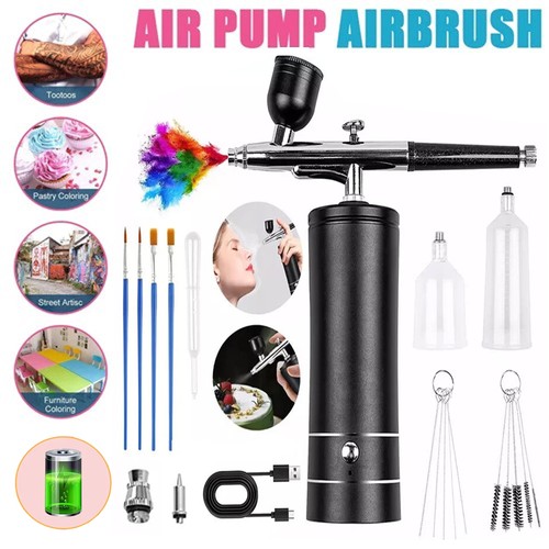 Cordless airbrush kit with - airbrush,