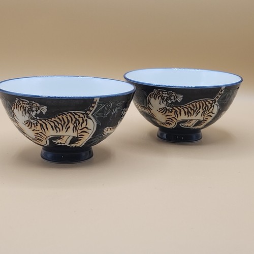 Rice bowls roaring tiger - bowls,