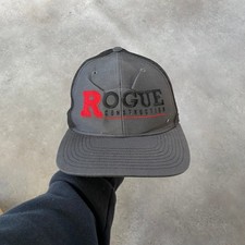 Richardson Rogue Construction Trucker Hat Mens Adjustable Mesh Back Cap Grey