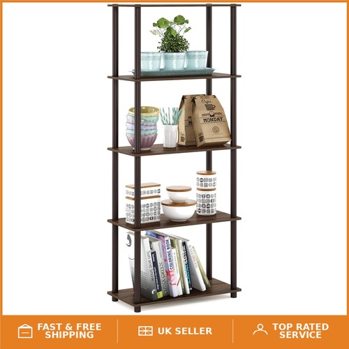 Stylish walnut tier open - stylish, 5-tier