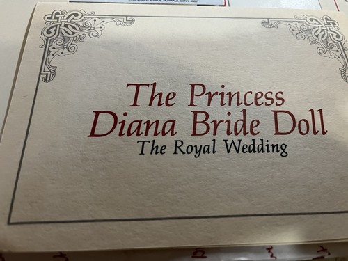 Princess diana bride - princess, doll