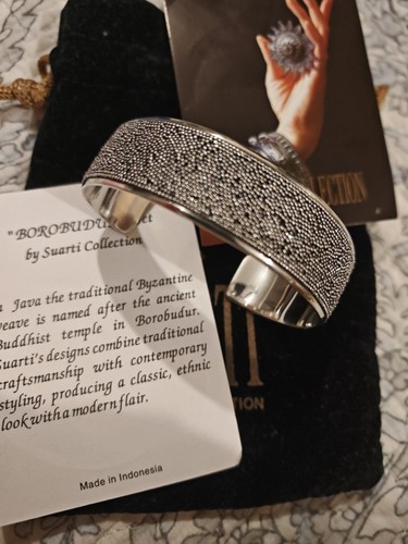 Suarti sterling silver bangle - silver,