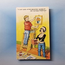 Saucy Comic Postcard C1980 Diy