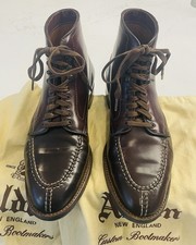 Alden #8 Shell Cordovan Tankers, Barrie Last, 9.5D. Worn 6x.