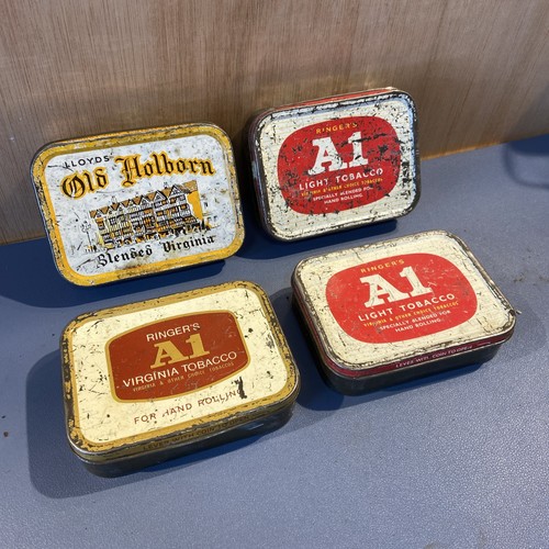 Original tobacco tins - x,