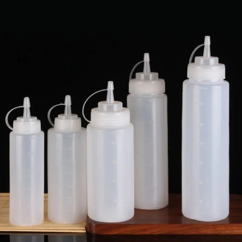 Clear plastic squeeze bottles - clear,
