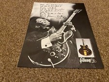 JBF7 ADVERT 11X8 B. B. KING & GIBSON GUITARS