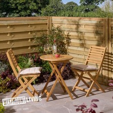 Hardwood folding garden bistro - folding,