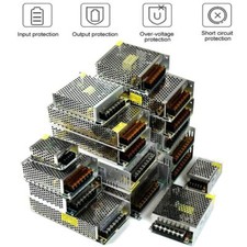 LED Driver Power Supply Transformer DC5/12/24V IP20 PSU 12W - 720W LED Strip