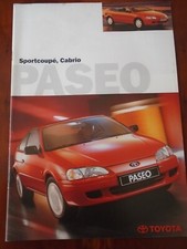 Toyota Paseo Sportcoupe & Cabrio brochure Mar 1998 German text