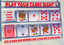 PLAY YOUR CARDS RIGHT GAME WITH LARGE PLAYING CARDS 